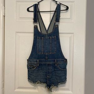 Denim Short Overalls